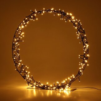 Christmas wreath on stand - 200 LED