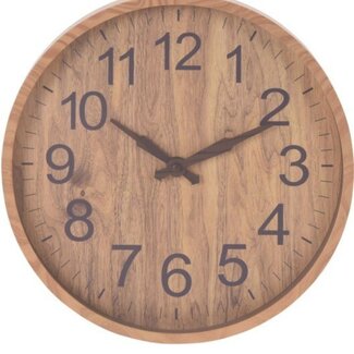 Wall clock - Light brown
