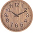 Wanduhr in Holzoptik - Hellbraun