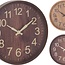Wall clock - Light brown - Wood look - 30 cm