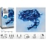 Christmas lights 80 LED - 6m - blue - Timer - Light functions - Memory - Outside