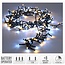 Microcluster-Lichterkette - 200 LEDs - 4 m - Two Tone Adorable - Batteriebetrieben - Lichtfunktionen, Memory-Funktion und Timer