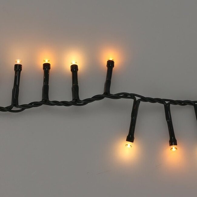 Micro-Cluster-LED-Lichterkette mit Batteriebox - 200 LEDs, 4 m, Two Tone Romantic, Lichtfunktionen, Speicher und Timer