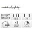 Micro Cluster LED String Lights 200 LED - 4m - two tone romantic - Battery - Light functions - Memory - Timer