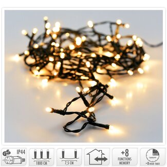 Christmas lights 240 LED - 18m - extra warm white - Timer