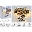 LED-Weihnachtslichterkette für außen - 240 LEDs, 18 m, Extrawarmweiß, Timer, Lichtfunktionen und Speicher