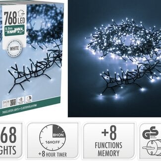 Treecluster-Weihnachtsbaumbeleuchtung - 768 LEDs