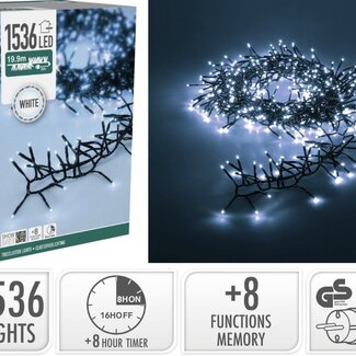 Treecluster Christmas tree lighting - 1536led