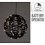 Beleuchtete Kugel - Schwarz - 25 cm - 60 LEDs
