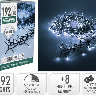Treecluster Weihnachtsbaum-Lichterkette - 192 LEDs