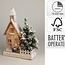 Beleuchtetes Weihnachtshaus - 44 cm