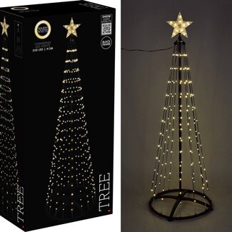 Fahnenmast-LED-Weihnachtsbaum