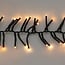 Cluster-Lichterkette - 192 LEDs - 1,4 m - Romantischer Zweifarbmix - Batterie - Lichtfunktionen, Speicher und Timer
