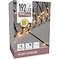 LED-Lichterkette - 192 LEDs - Extra warmweiß - Batteriebetrieben - 8 Lichtfunktionen und Timer - Soft Wire