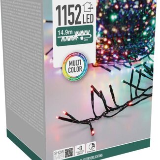 Treecluster Weihnachtsbaum-Lichterkette - 1.152 LEDs