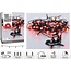 Kerstverlichting 180 led- 13.5m - rood - Timer - Lichtfuncties - Geheugen - Buiten