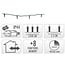Christmas lights 180 LED - 13.5m - red - Timer - Light functions - Memory - Outdoor
