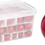 Kerstballen Set Rood - 70 Stuks - Kunststof  - Opbergbox