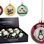 12x Glazen Kerstbal - Traditional - 8cm