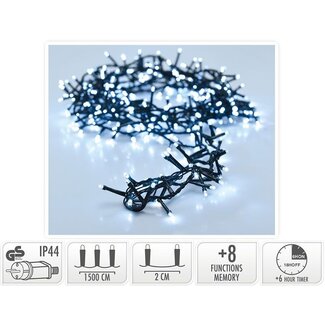 Micro Cluster LED String Lights with Reel - 750 LED - 15 meters