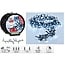 Micro Cluster LED String Lights with Reel - 750 LED - 15 meters - with timer - white