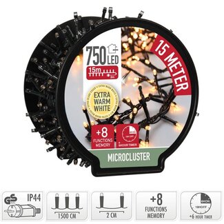 Microcluster Christmas lights on reel