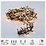 Microcluster Christmas lights on reel - 15 meters, 750 extra warm white LEDs, 8 light functions and timer