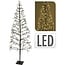 LED-Lichterbaum - 120 cm - 160 warmweiße LEDs - IP44-Adapter und Metallständer