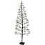 LED-Lichterbaum - 120 cm - 160 warmweiße LEDs - IP44-Adapter und Metallständer