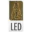LED-Lichterbaum - 120 cm - 160 warmweiße LEDs - IP44-Adapter und Metallständer
