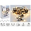 LED Christmas lights 6 m - 80 extra warm white LEDs - 8 functions with timer and memory