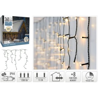 LED icicle lighting - 12 m