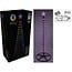 RGB LED Flagpole Christmas Tree – 210 cm – 370 LEDs – Black Frame