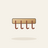 Wall coat rack