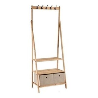 Wall coat rack