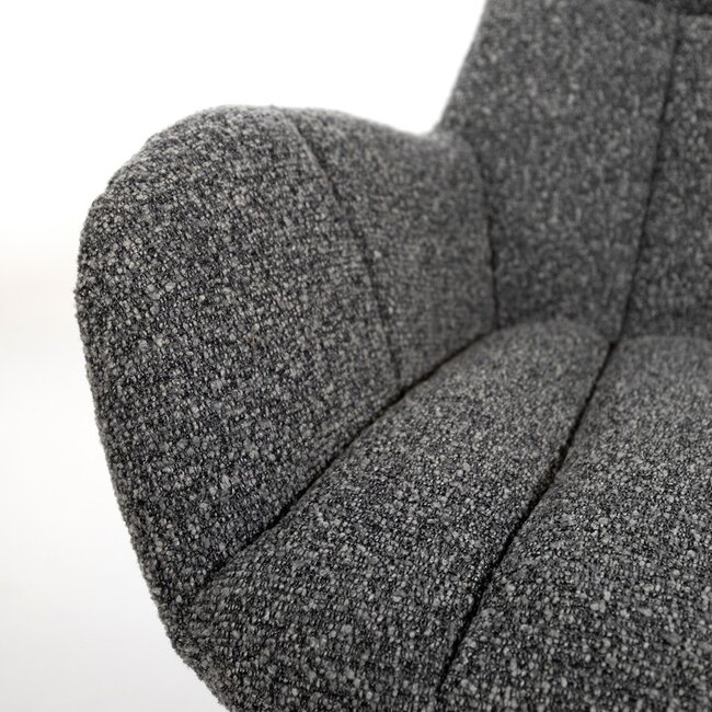 MySons Swivel armchair Elvis – anthracite 0252