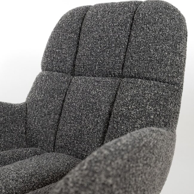 MySons Swivel armchair Elvis – anthracite 0252