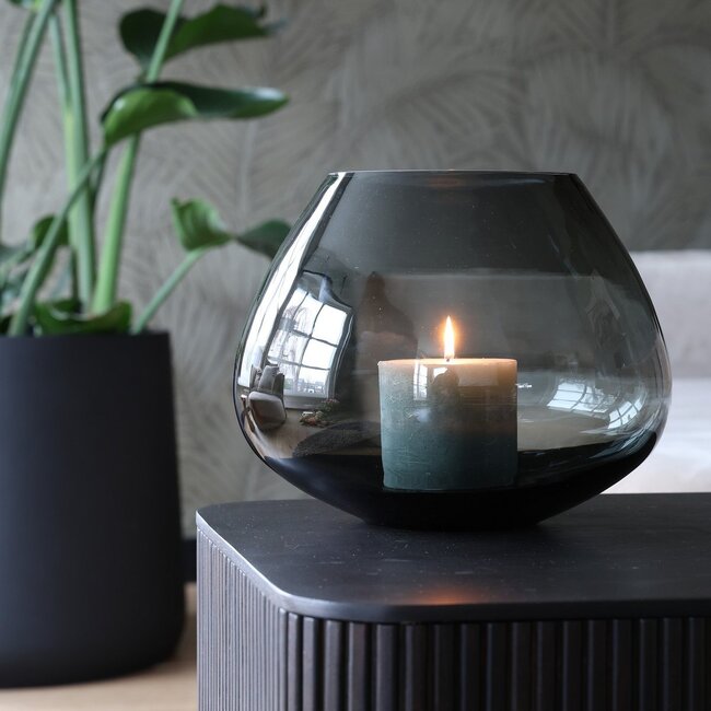 Vase The World Morava vase – grey – Ø32 × H25 cm