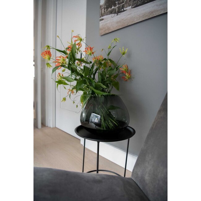Vase The World Morava vase – grey – Ø32 × H25 cm