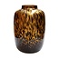 Vase The World Artic vase – old gold with cheetah pattern