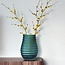 Vase The World Kotto satin vase – green – Ø23.5 × H32 cm
