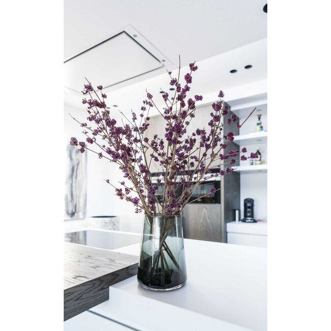 Vase The World Siret vase – grey – Ø20 × H35 cm