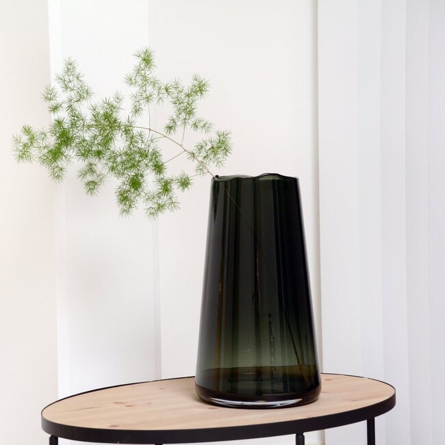 Vase The World Siret vase – grey – Ø20 × H35 cm