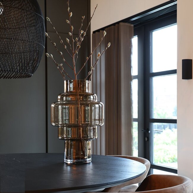 Vase The World Kasai vase – cognac