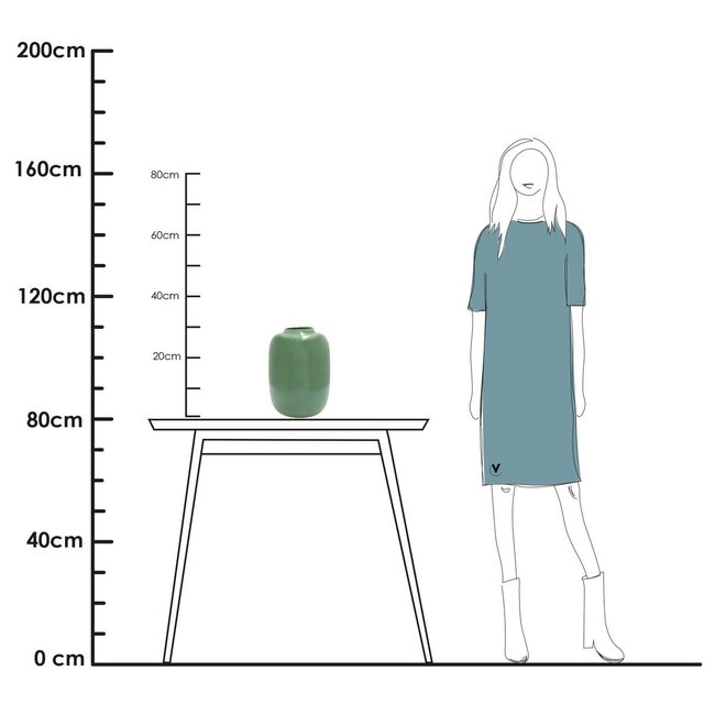 Vase The World Artic vase – pastel green