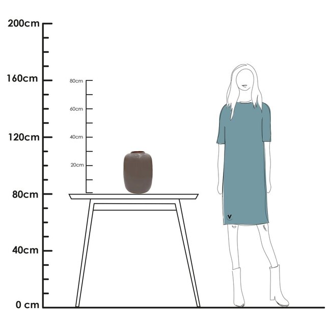Vase The World Artic vase – earth brown