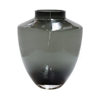 Vase The World Tugela vase – grey – Ø24.5 × H29 cm