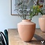 Vase The World Tugela vase – pastel peach – Ø28 × H35 cm
