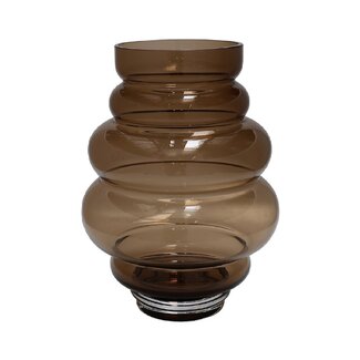 Vase The World Maputo vase – taupe – Ø22 × H30 cm