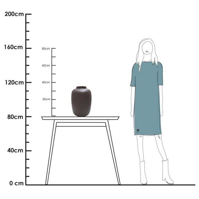 Vase The World Artic vase – matte earth
